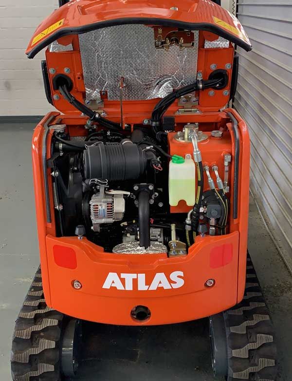Atlas AC08B mini kotrógép
