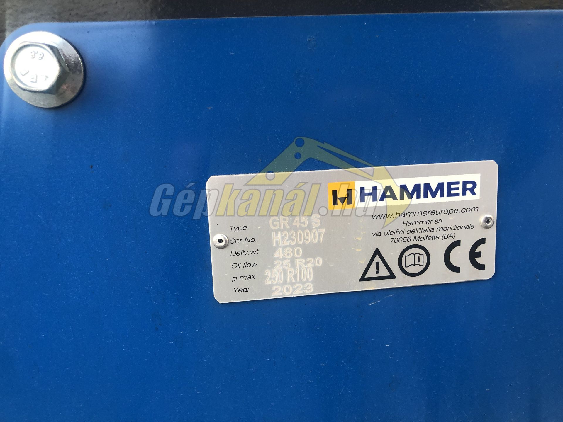Hammer GR 45 S szortírozó csipegető kanál, válogatókanál